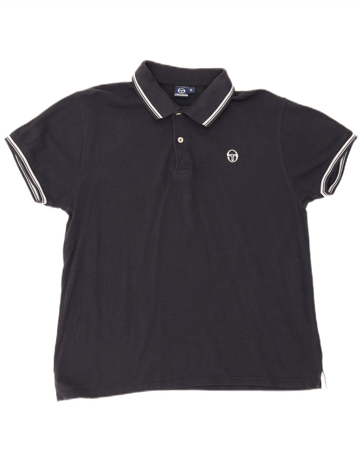 Sergio Tacchini Polo Hombre Algodón Azul Marino Mediano