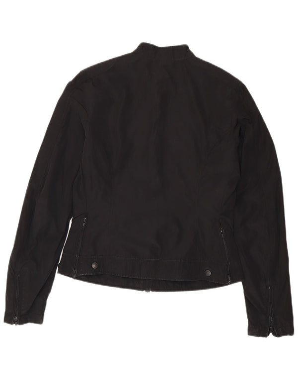 Blauer Chaqueta utilitaria para mujer UK 44 Mediana Poliéster negro