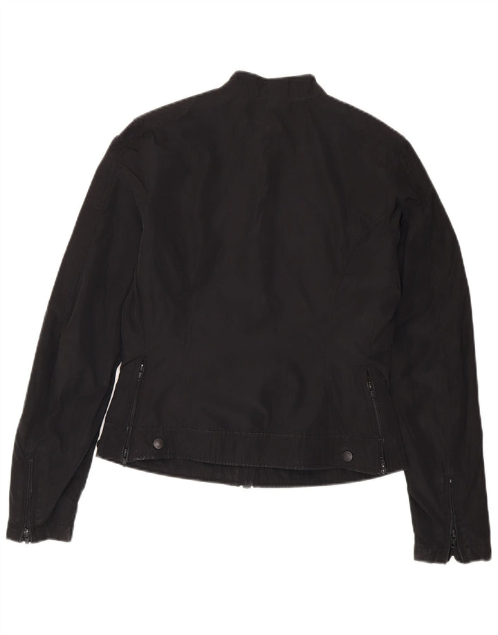 Blauer Chaqueta utilitaria para mujer UK 44 Mediana Poliéster negro
