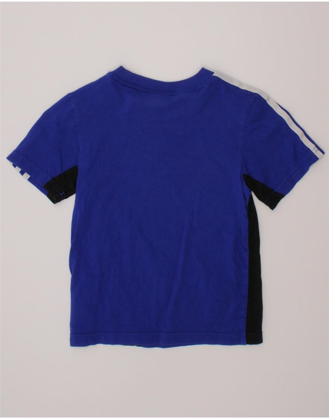 ADIDAS Camiseta para niño Top 5-6 años Azul Colorblock Algodón