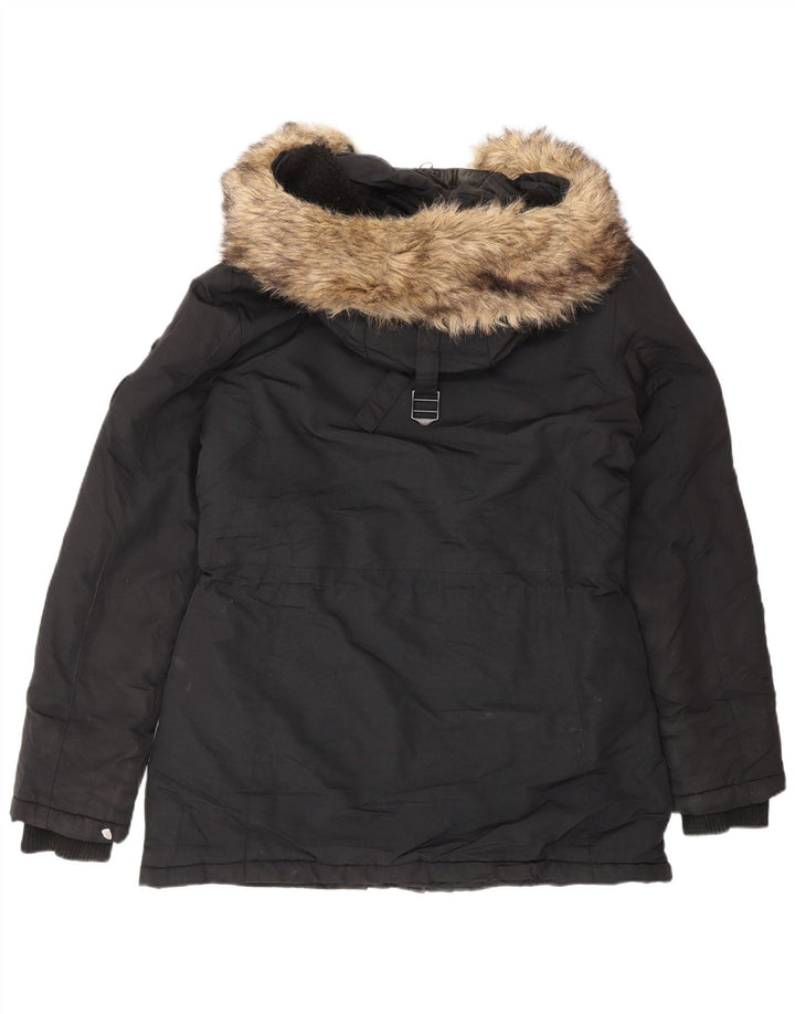 Superdry Parka para mujer, talla 44, talla M, color negro, invierno