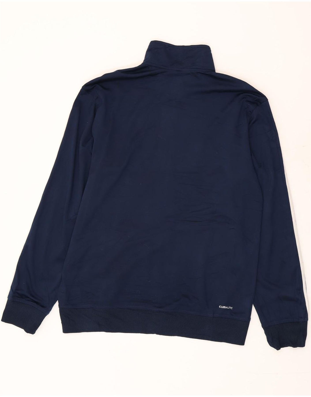 Adidas Mens Climalite Chándal Top Chaqueta Mediano Azul Marino Poliéster