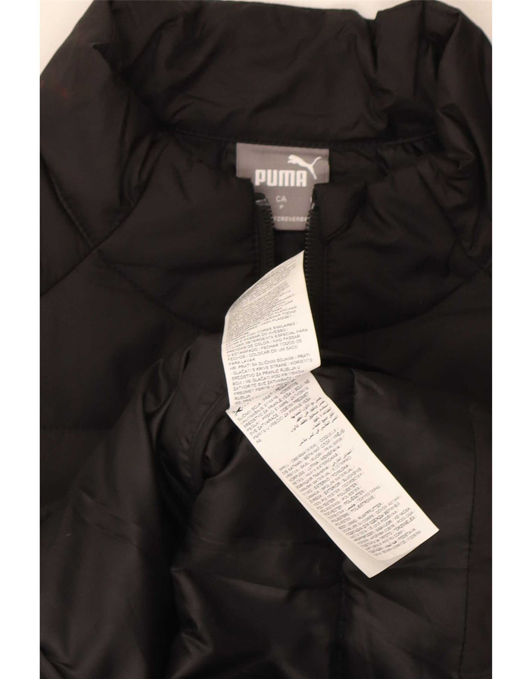 Puma Chaleco acolchado para hombre UK 36 Small Poliéster negro