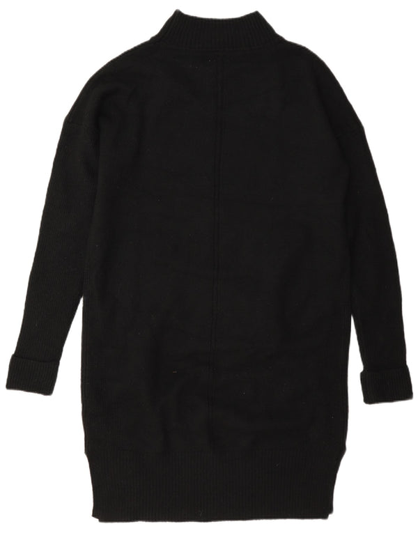 Vestido estilo jersey extragrande de manga larga para mujer de Fat Face UK 8 Small Negro
