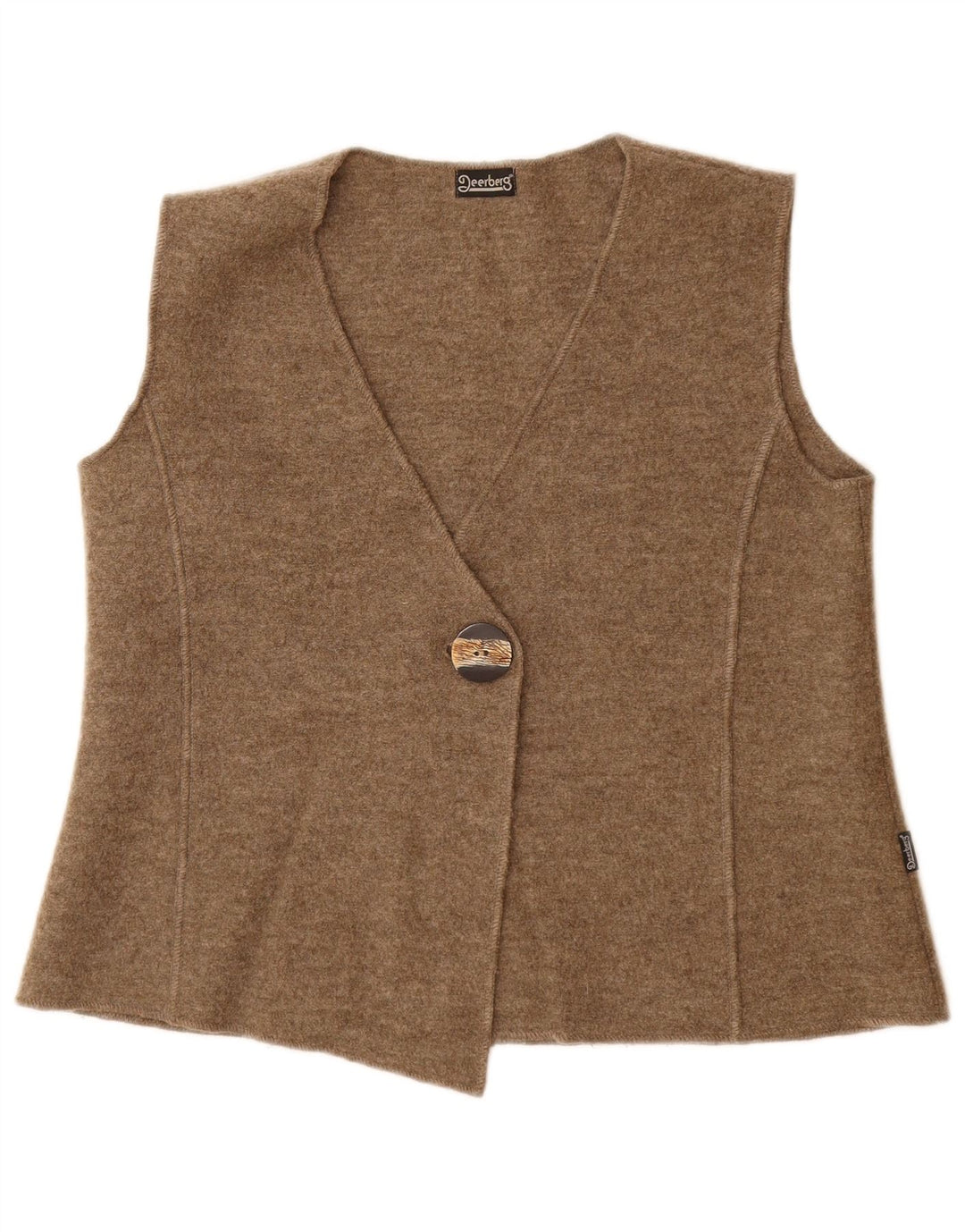 DEERBERG Chaleco para mujer UK 44 Grande Beige