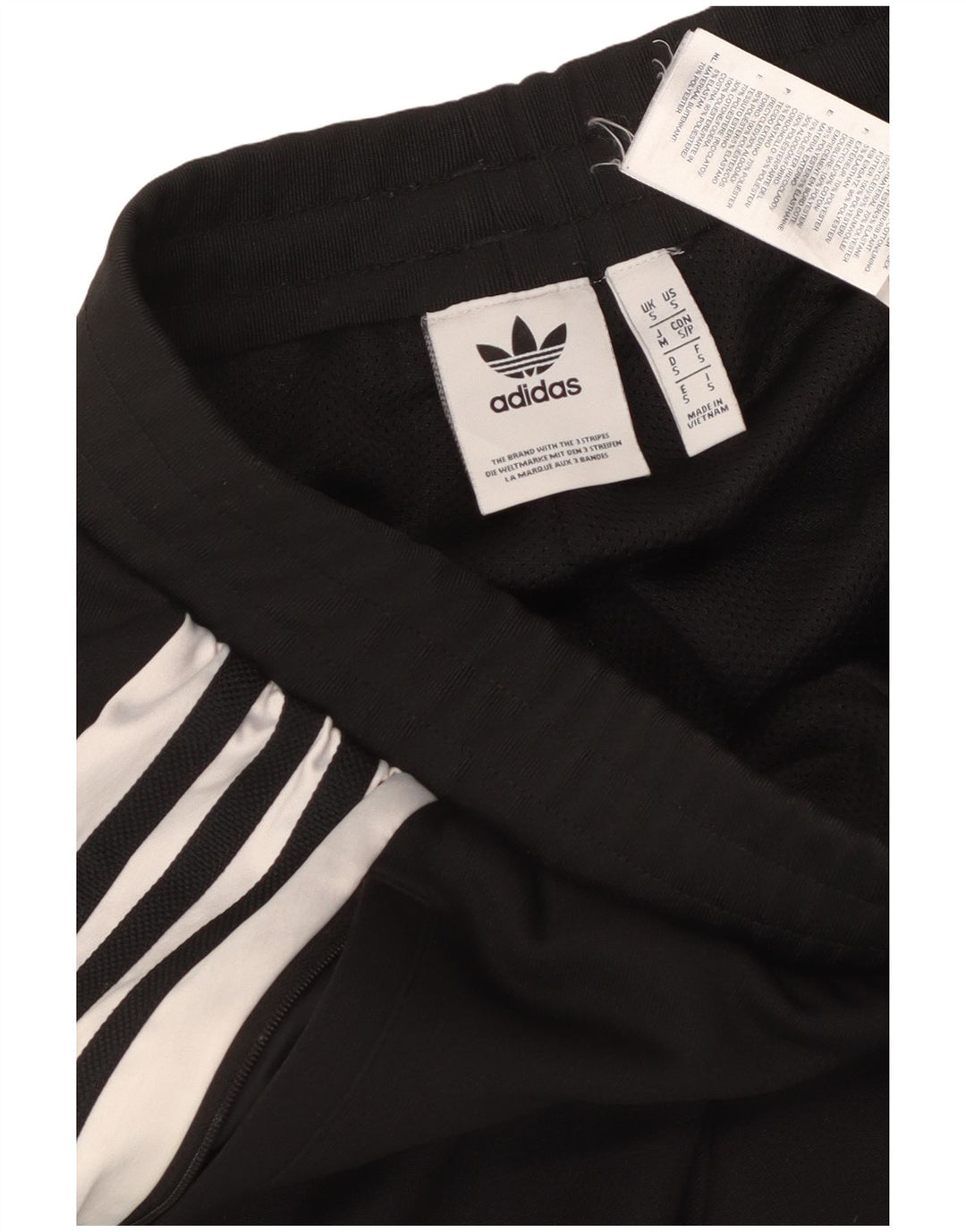 ADIDAS Hombre Chándal Pantalones Joggers Pequeño Negro Poliéster
