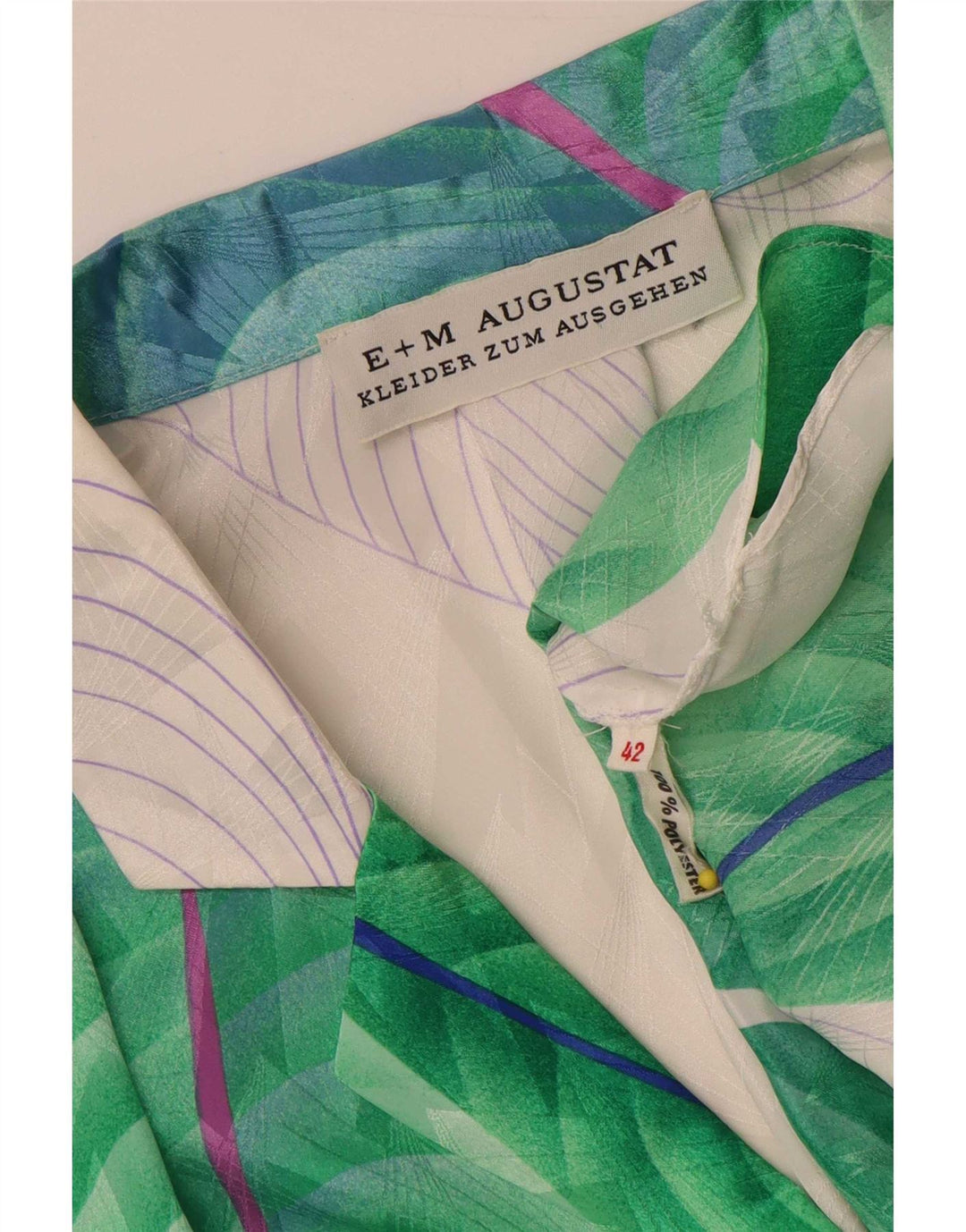 E+M Augustat Conjunto de falda de 2 piezas para mujer EU 42 Large W32 Poliéster floral gris