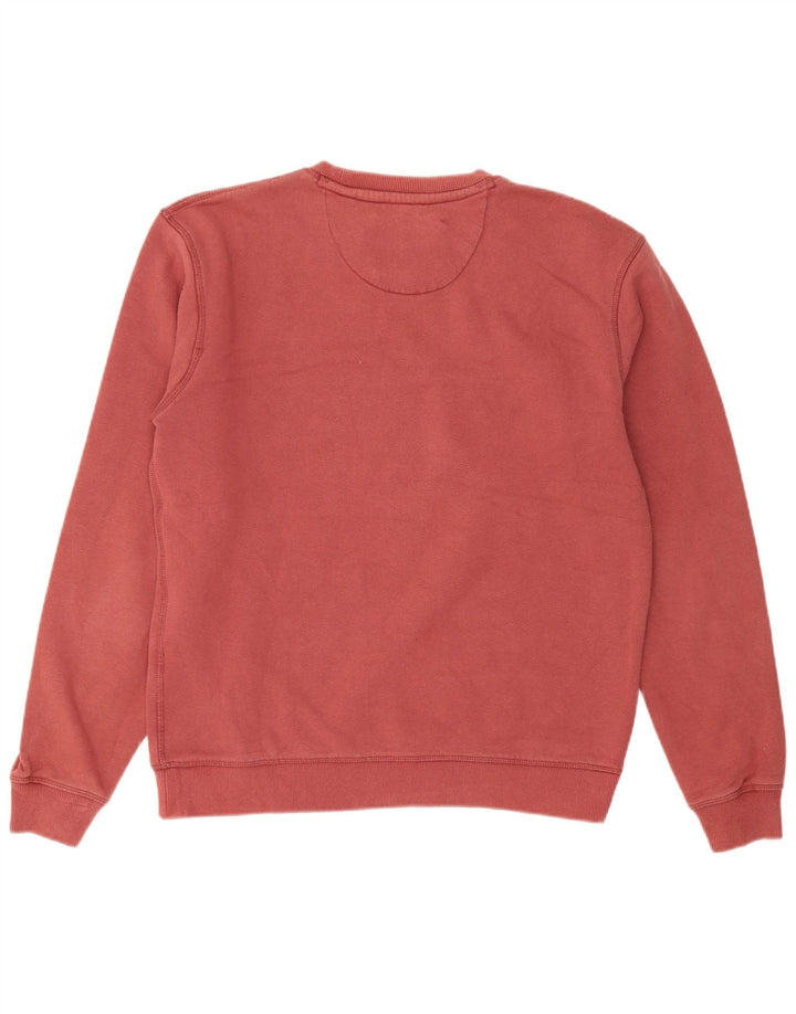 Jack Wills Hombre Sudadera Jumper Medium Borgoña Algodón