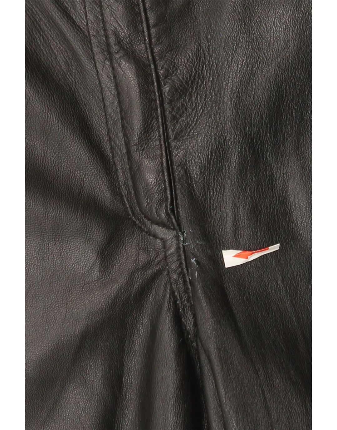 Scirocco Pantalones de cuero cónicos para mujer IT 42 Medium W30 L29 Cuero negro