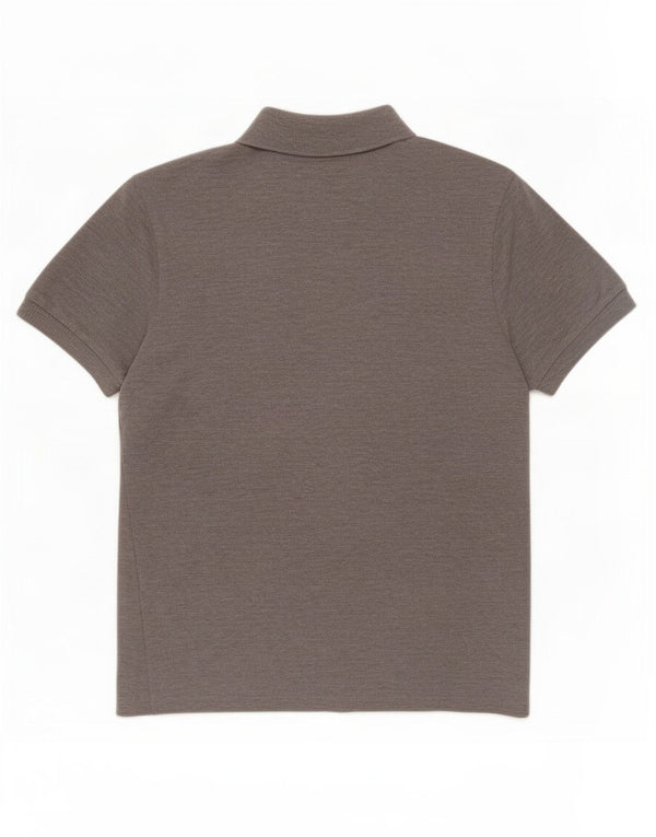 Polo Lacoste para hombre talla 3 algodón gris medio