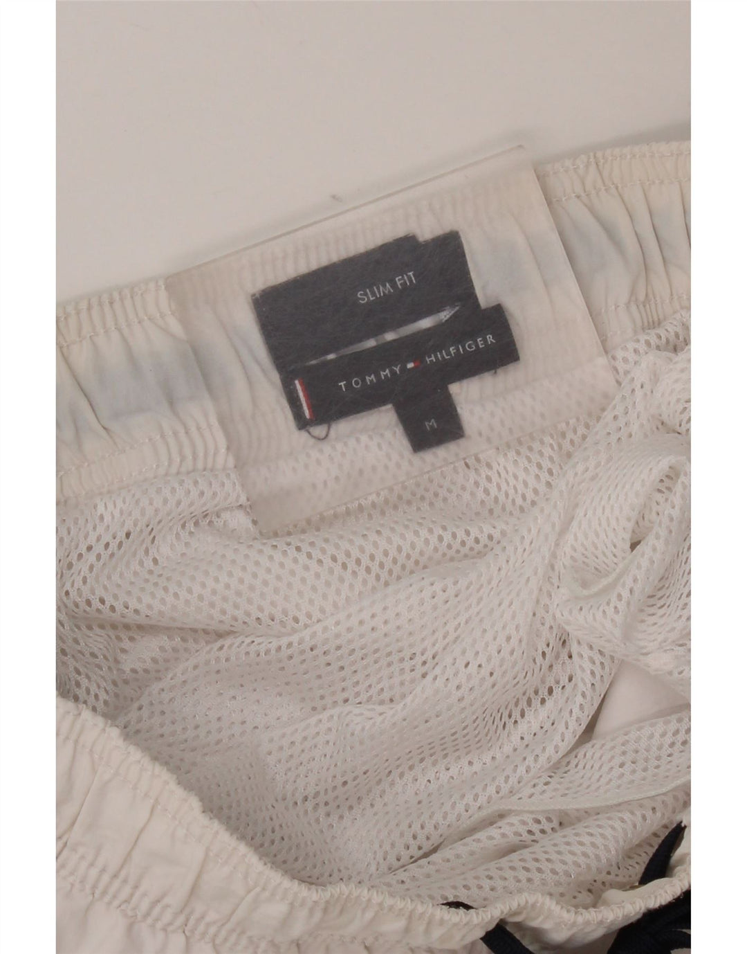 Tommy Hilfiger Shorts de baño gráficos para Mujer UK 12 Medium White