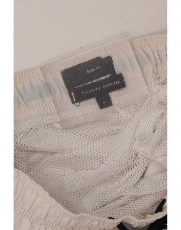 Tommy Hilfiger Shorts de baño gráficos para Mujer UK 12 Medium White