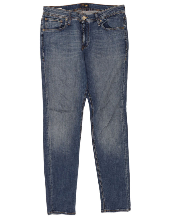 Jack & Jones Vaqueros pitillo para hombre W36 L34 Algodón azul