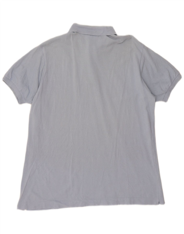 LACOSTE Polo para hombre Talla 7 2XL Algodón azul