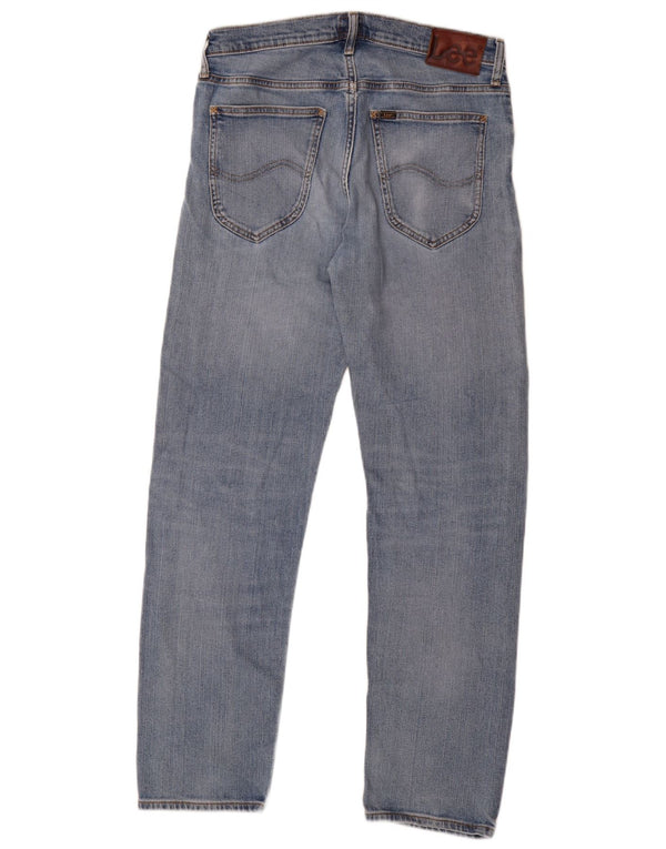 Vaqueros Lee Daren Zip Fly Rectos para Hombre W32 L32 Algodón Azul