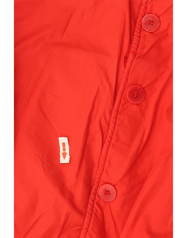 Vintage hombres chaqueta reversible Reino Unido 40 lana roja grande