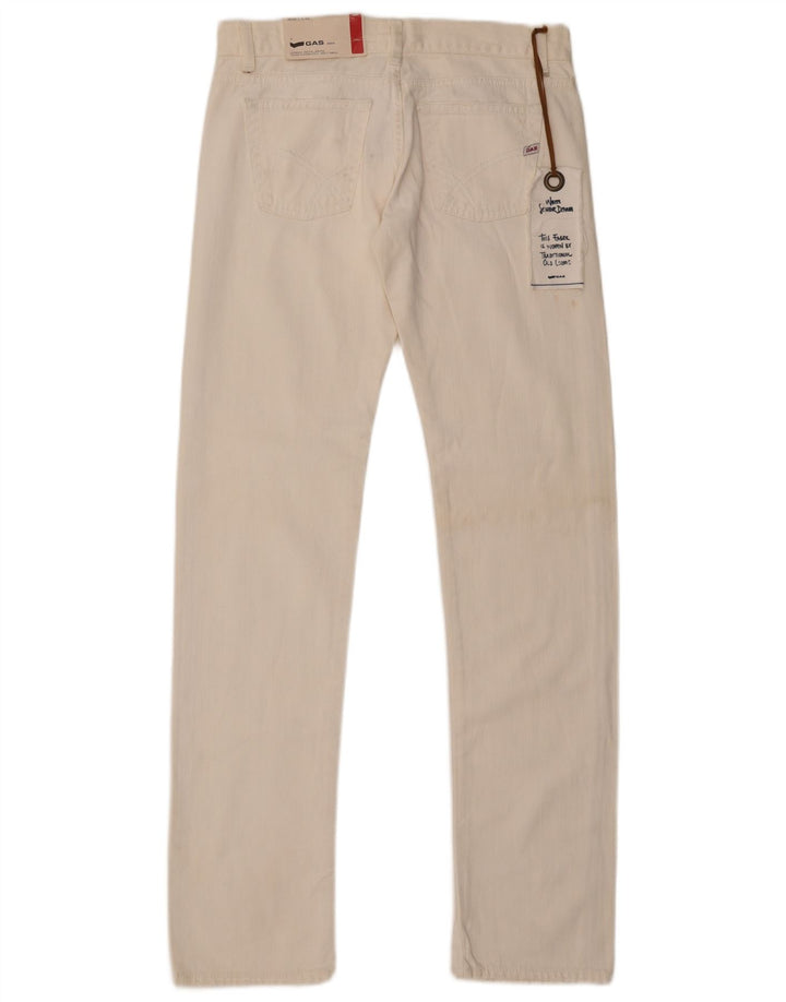Vaqueros ajustados para mujer Gap W28 L34 Algodón blanco roto