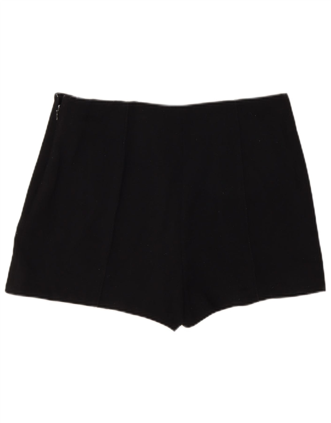Zara Mujer Hot Pants Grande W30 Poliéster Negro