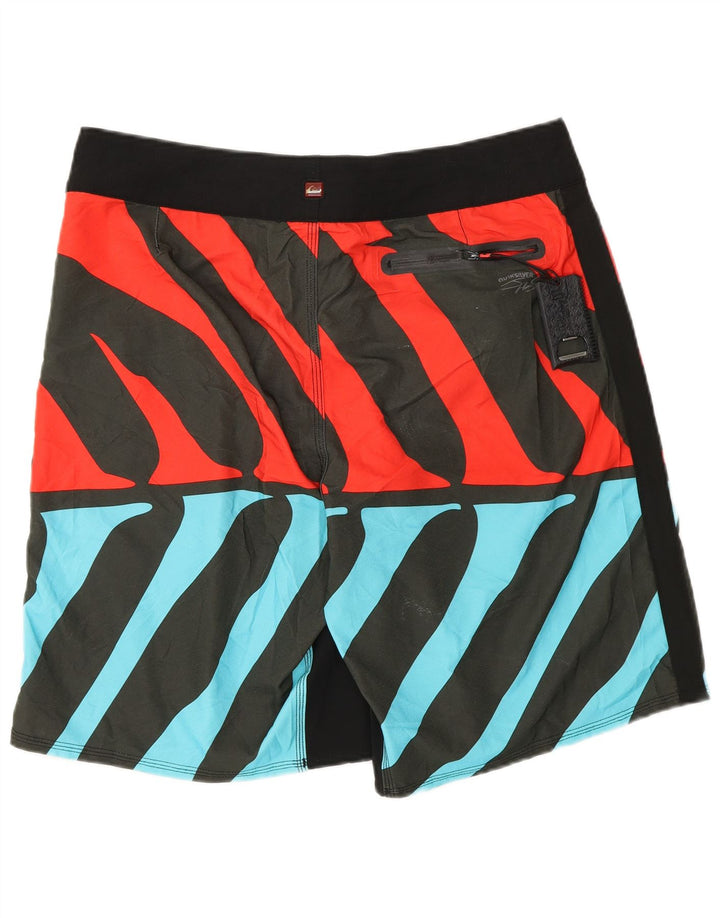QUIKSILVER Bañador Hombre Grande Poliéster Rayas Multicolores