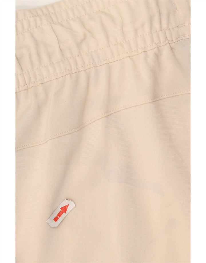 Adidas Mujer Capri Chándal Pantalones UK 8/10 Pequeño Beige Poliéster