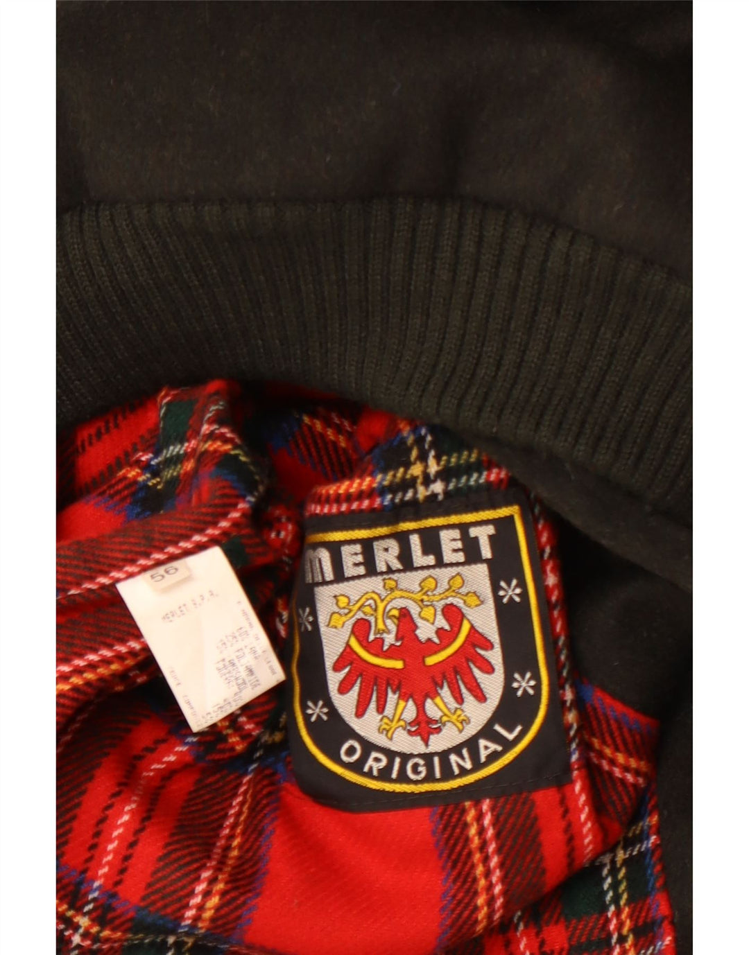 MERLET Chaqueta bomber para hombre IT 56 3XL Lana caqui