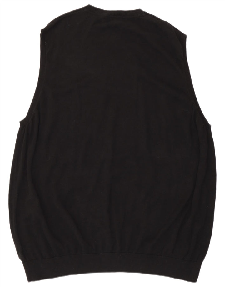 Marks & Spencer - Camiseta sin mangas para hombre, talla 4XL, algodón negro