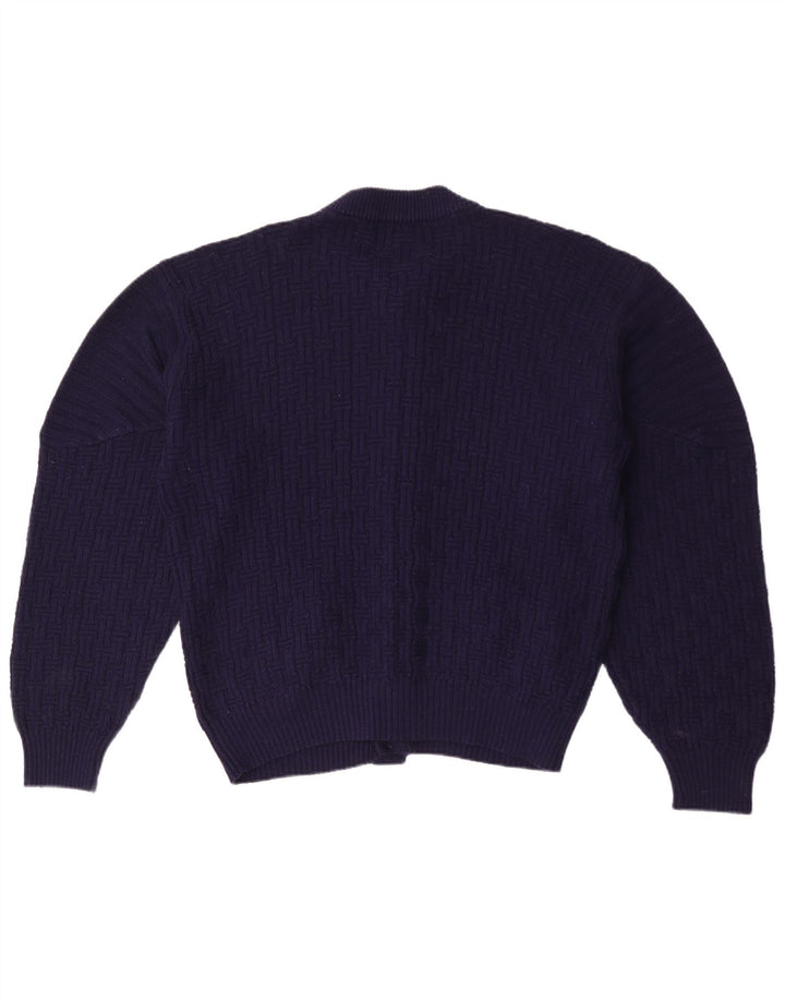 Niki Line - Cárdigan para hombre, talla grande, color azul marino