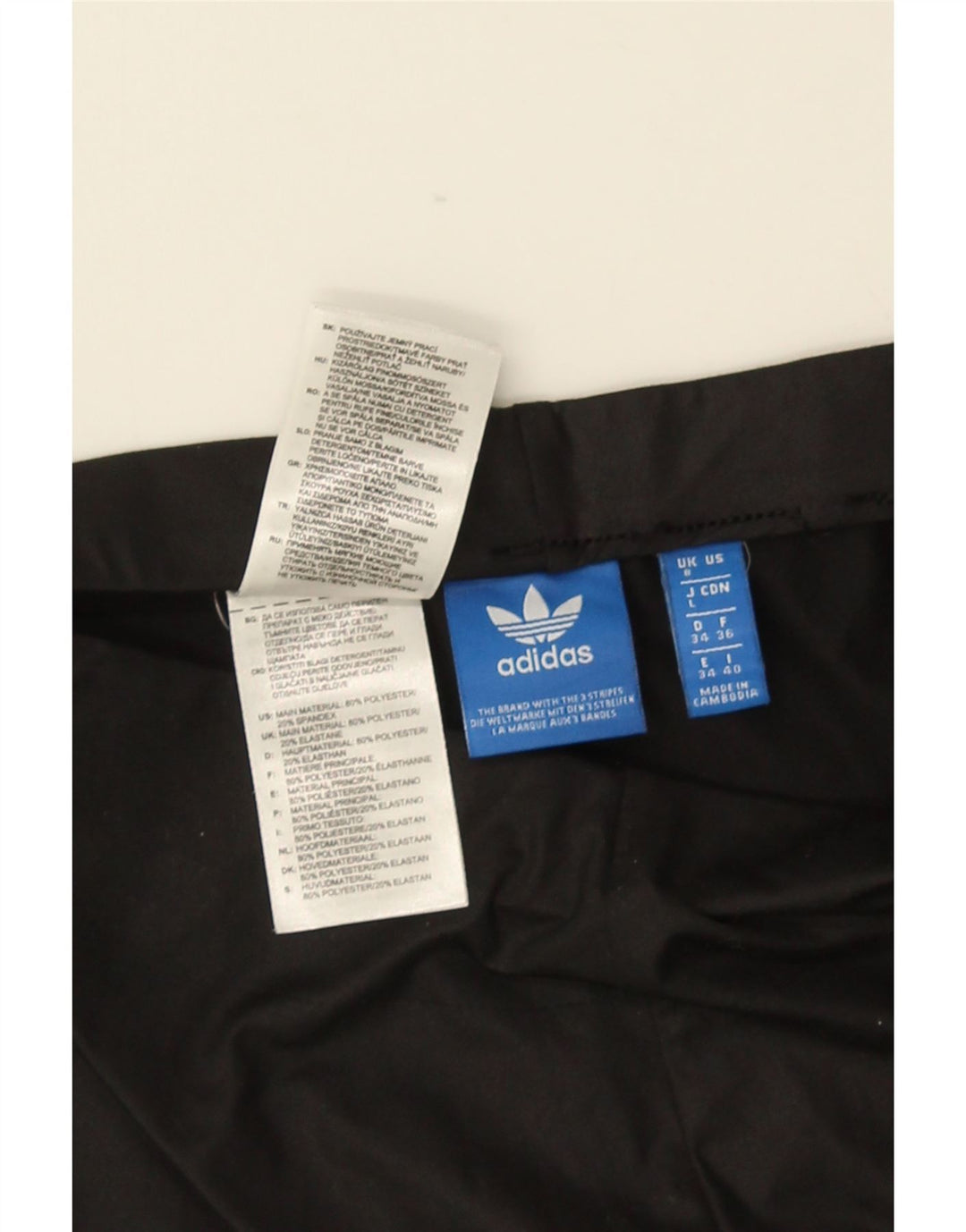 Leggings ADIDAS para mujer Reino Unido 8 Pequeño Poliéster negro