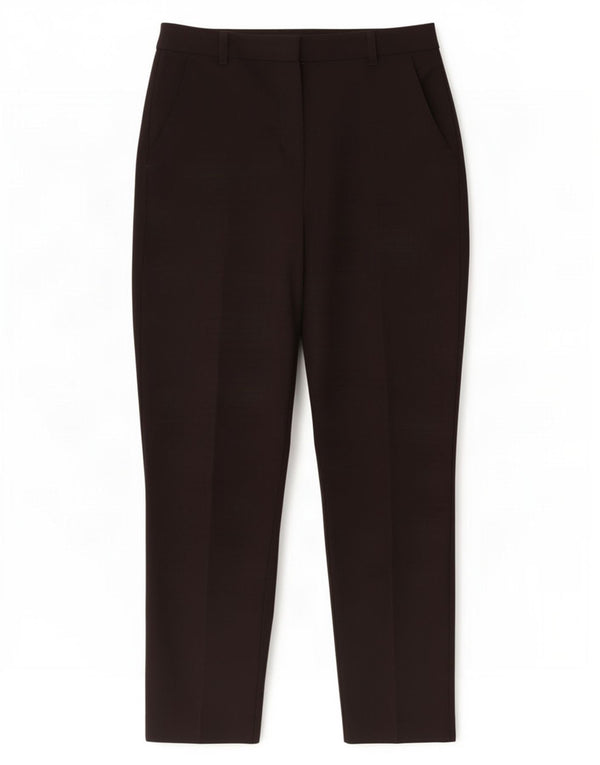 Topshop Pantalones chinos cónicos para mujer UK 8 Small W26 L26 Poliéster negro