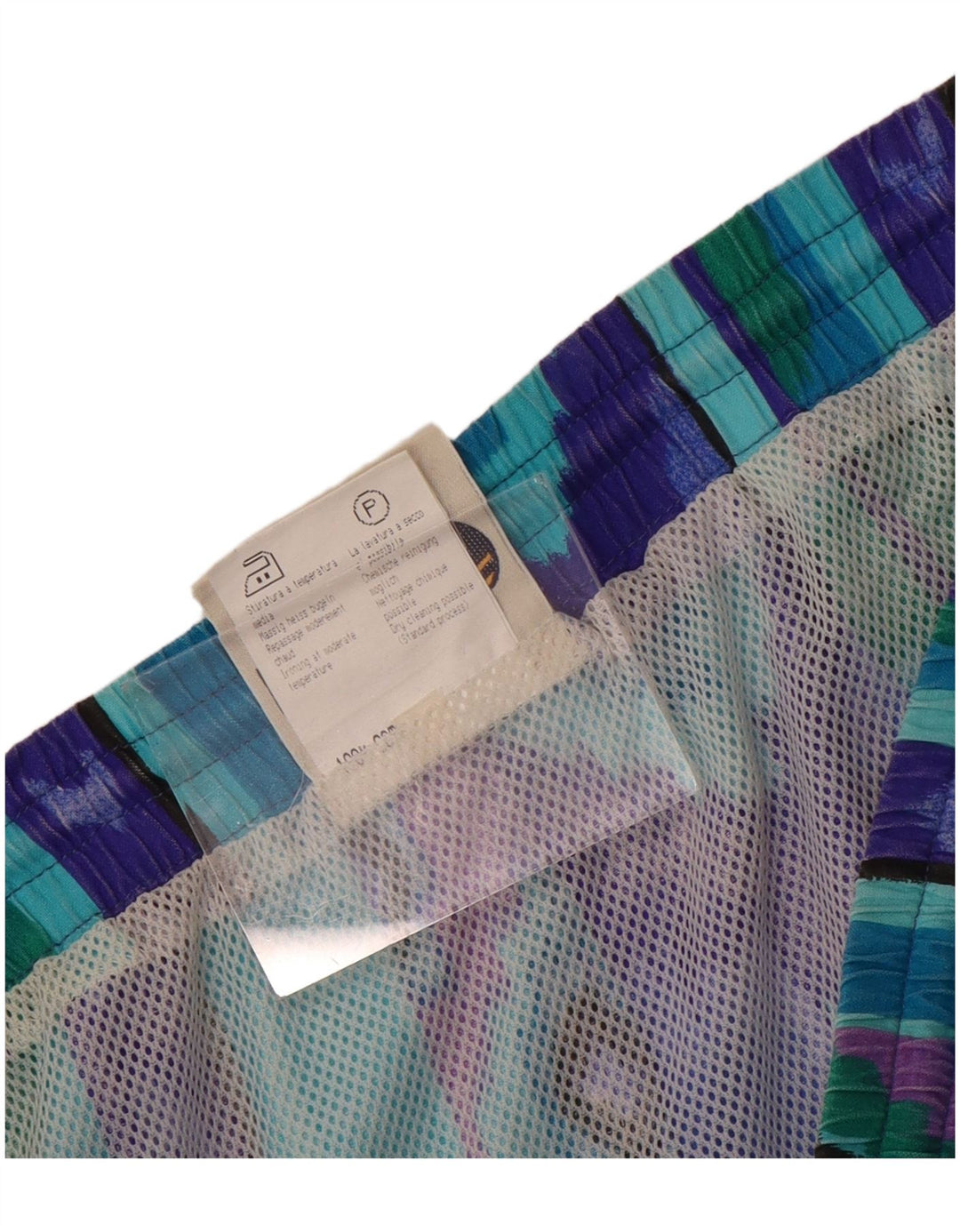 Navigare Bañador Hombre Mediano Algodón Ikat Multicolor