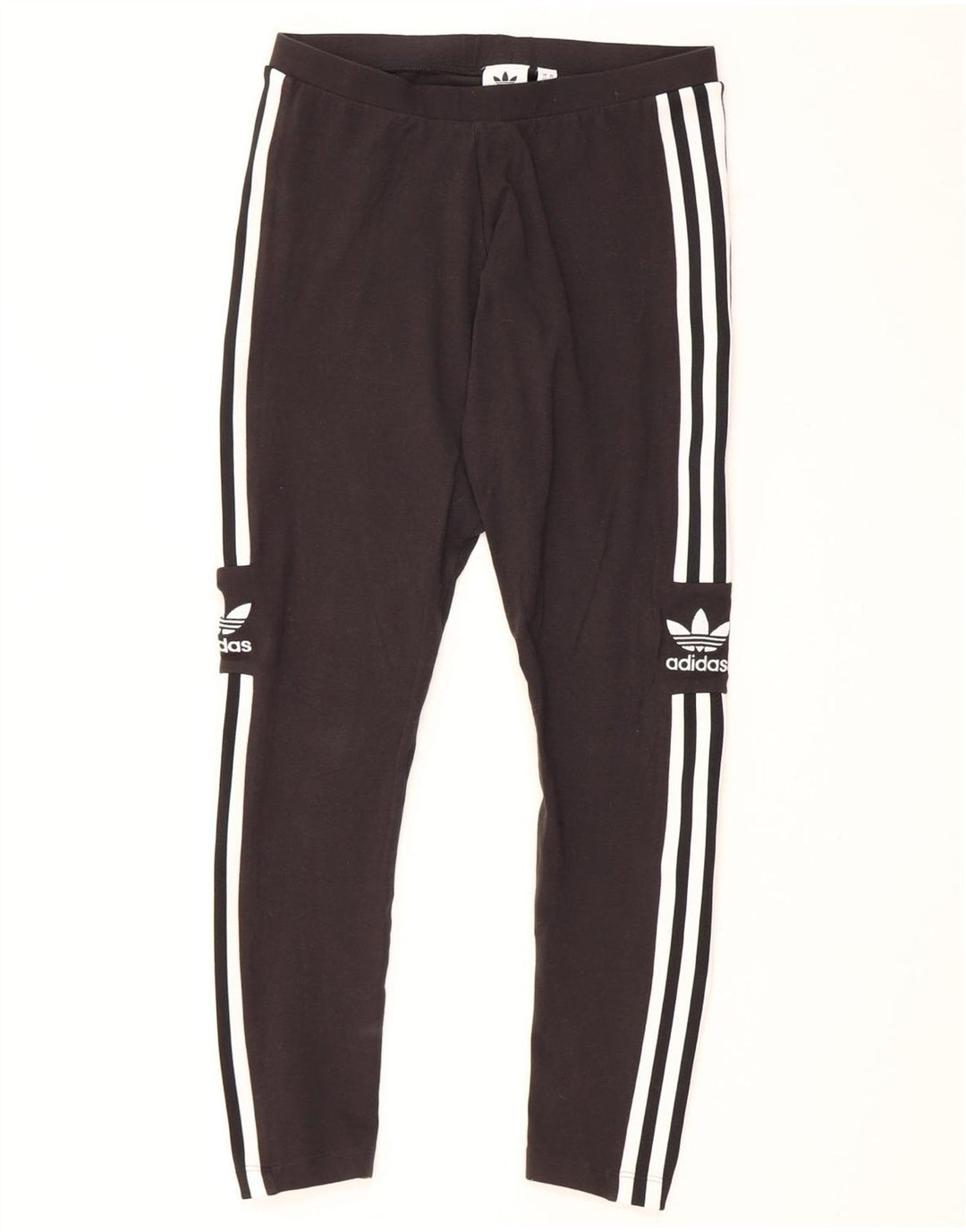 Adidas Leggings gráficos para mujer Reino Unido 12 Algodón negro mediano