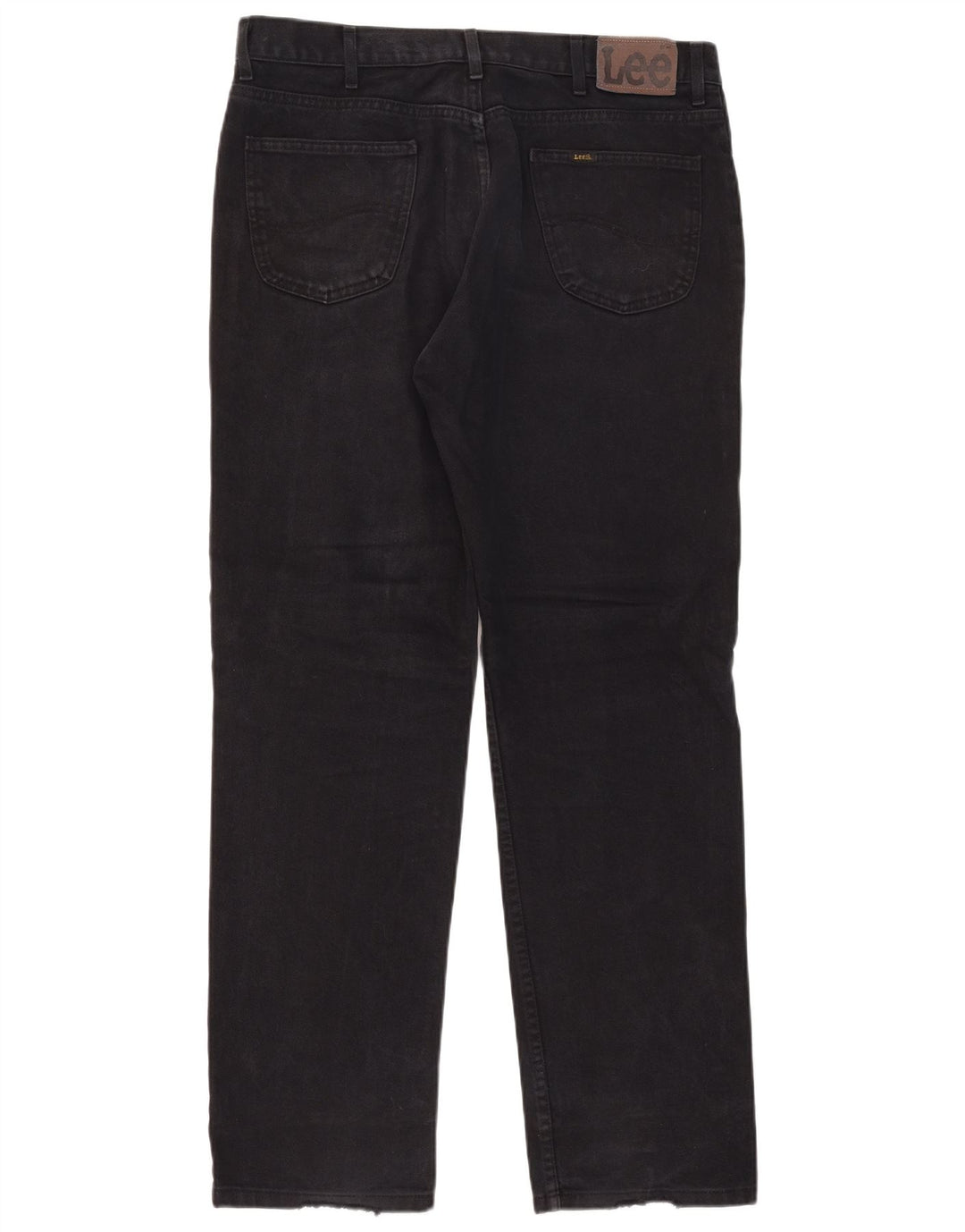 Vaqueros rectos Lee para hombre W38 L34 Algodón negro