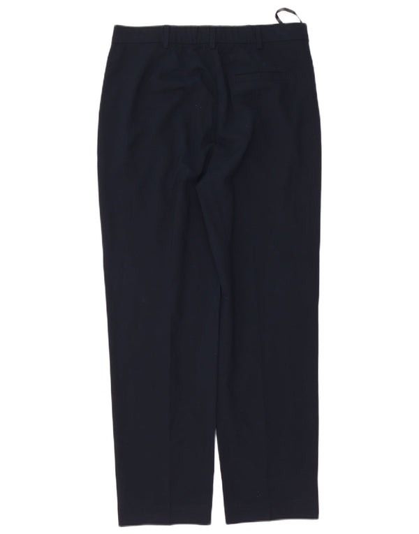 Marks & Spencer Pantalones Chinos para Mujer UK 10 Small W30 L28 Azul Marino