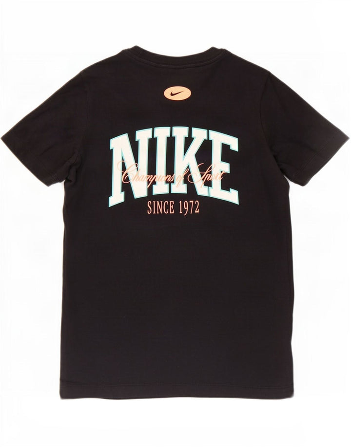 Nike - Camiseta gráfica para mujer, talla 40, color negro