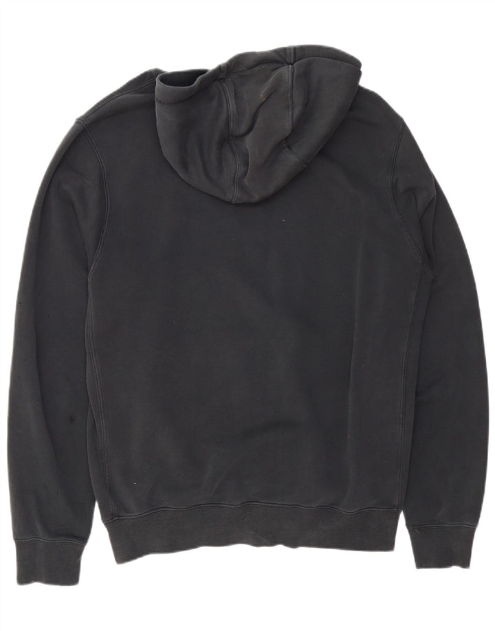 Nike Jersey con capucha alto para hombre, talla mediana, algodón negro