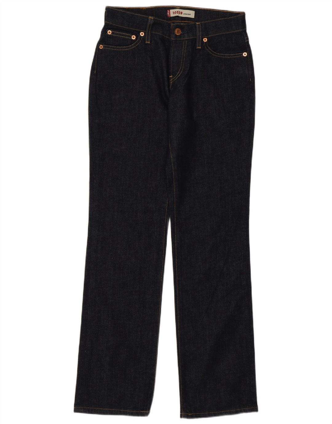 Vaqueros Levi's Mujer 528 Rectos W27 L30 Algodón Azul Marino