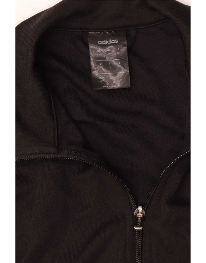 Adidas Mens Climalite Chándal Top Chaqueta UK 40/42 Mediano Negro Poliéster