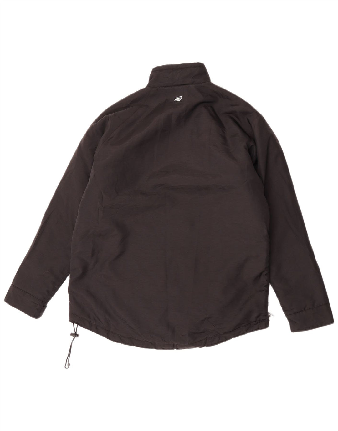 Ellesse Chaqueta Anorak Extragrande para Mujer UK 10 Small Poliéster Negro