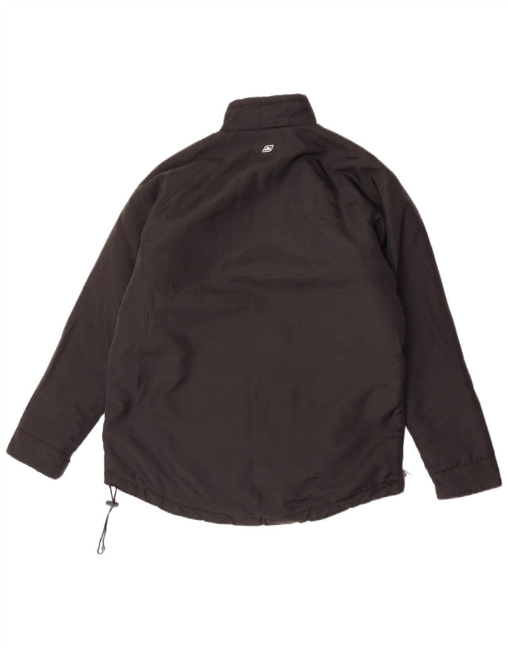 Ellesse Chaqueta Anorak Extragrande para Mujer UK 10 Small Poliéster Negro