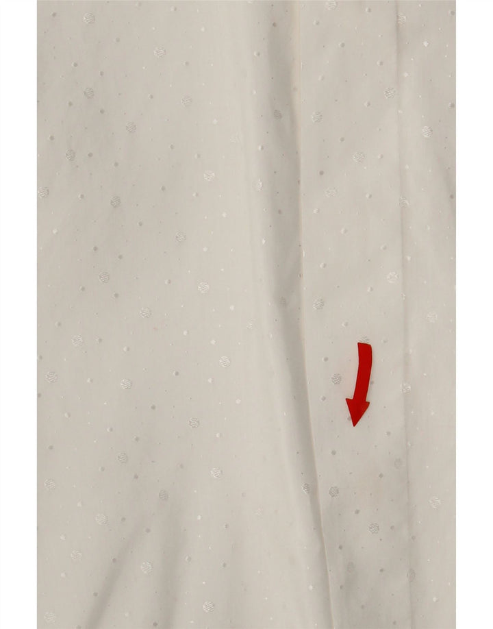 CASA MODA Mens Shirt Medium Off White Vintage Casa Moda and Second-Hand Casa Moda from Messina Hembry 