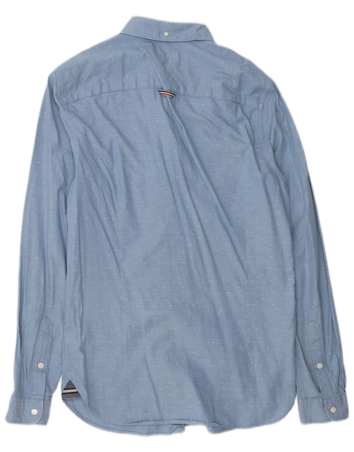 Camisa Tommy Hilfiger Hombre Small Blue Spotted Cotton