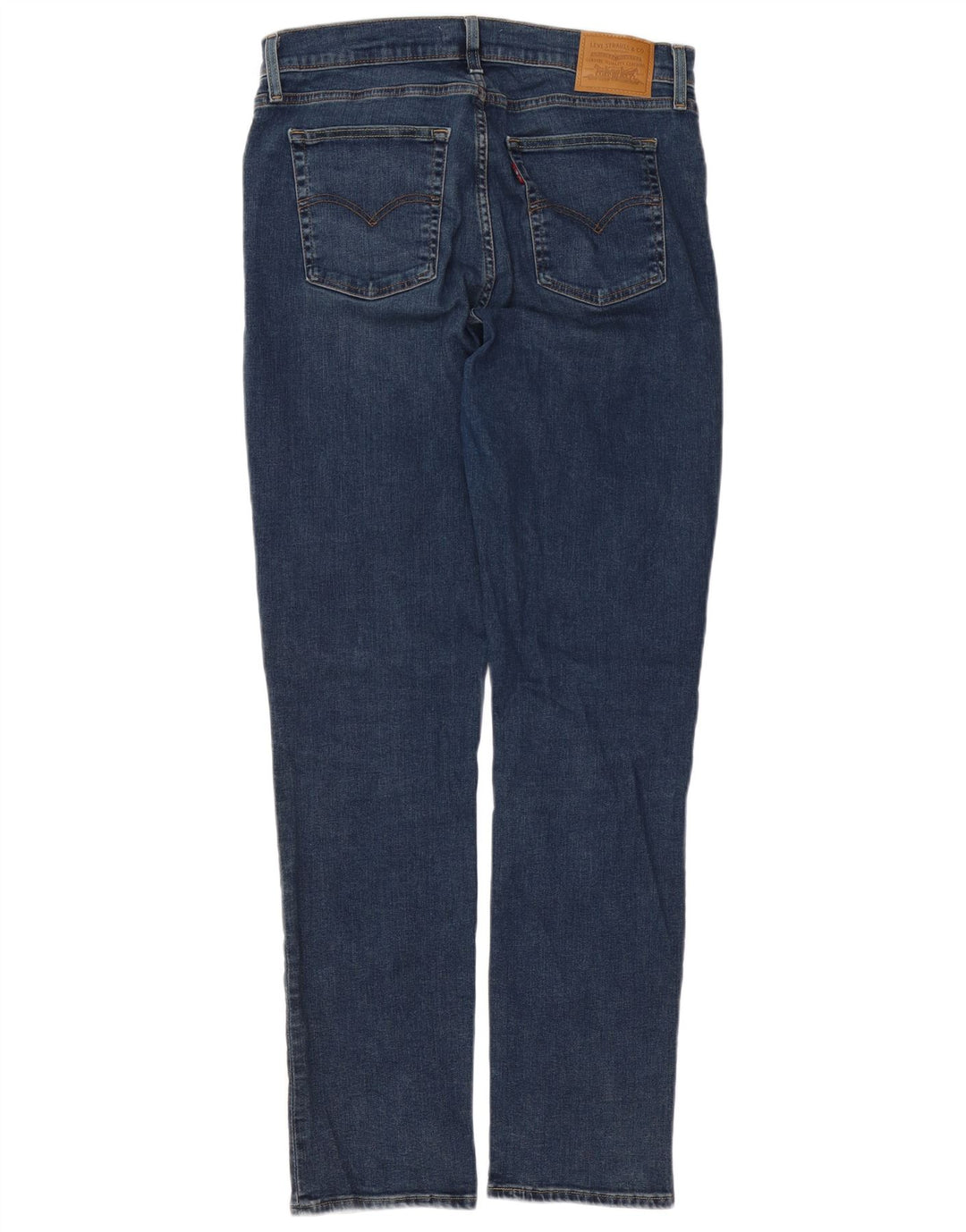 LEVI'S Jeans rectos de talle alto 724 para mujer W32 L32 Algodón azul