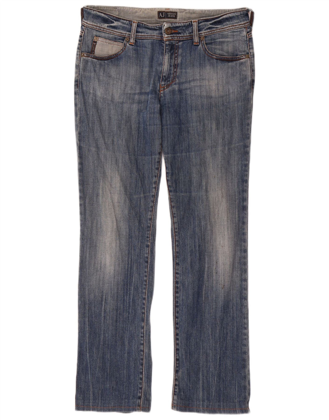 Jeans Armani Mujer Bootcut W29 L29 Algodón Azul