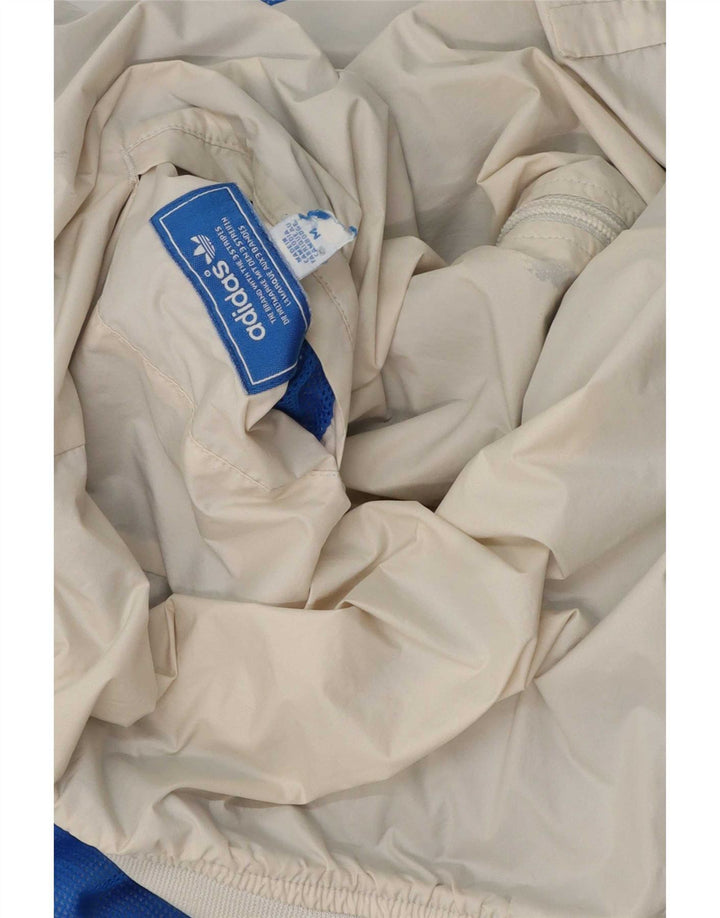 Adidas Chaqueta reversible con capucha gráfica para hombre UK 38 Medium White Colourblock
