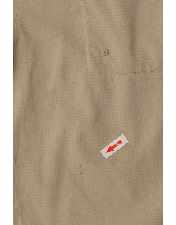 Camisa Columbia Omni-Shade XL para hombre Poliéster caqui