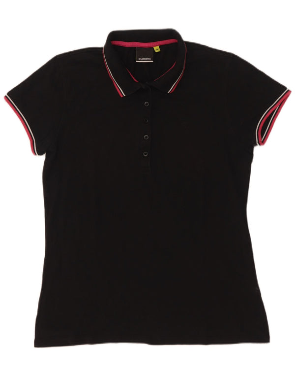 Diadora Polo Mujer ES 40 XL Negro