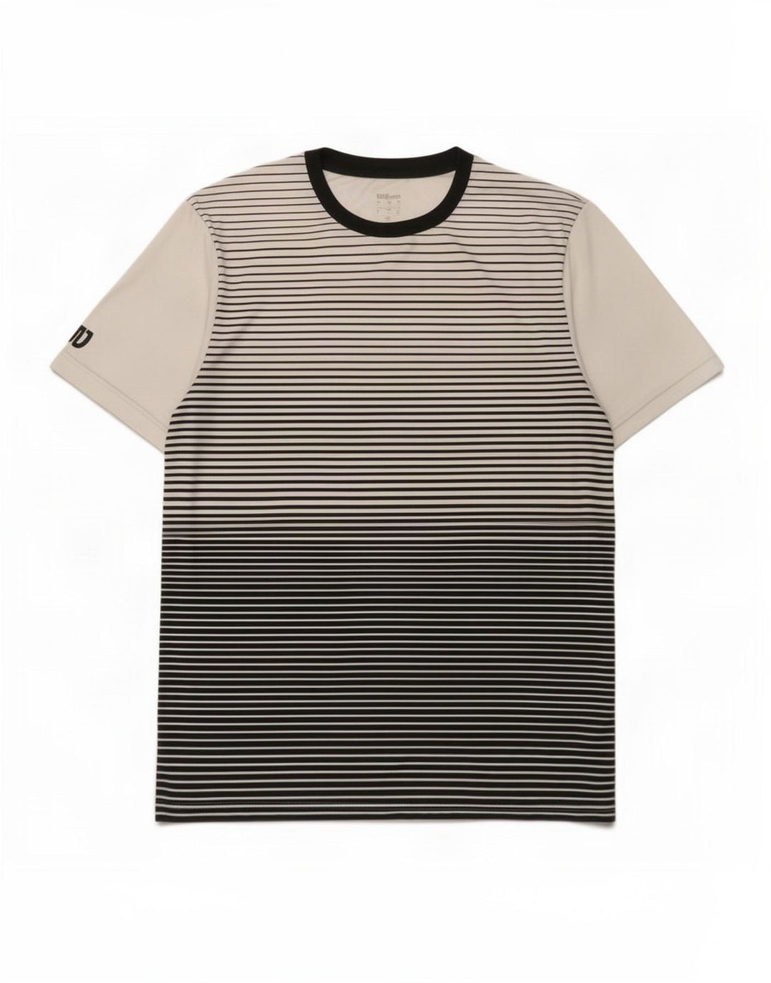 Camiseta Wilson Hombre Top Grande Poliéster A Rayas Blancas