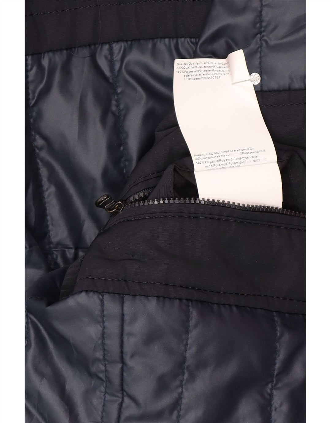 Hugo Boss Chaqueta utilitaria para hombre IT 52 XL Poliéster azul marino