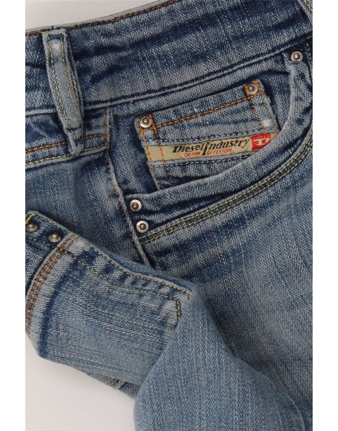 Vaqueros Bootcut Mujer Diesel W28 L28 Algodón Azul