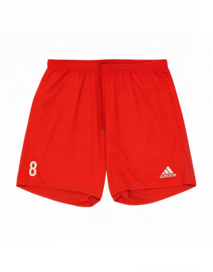 Adidas Mens Climalite Sport Shorts Grande Rojo Poliéster